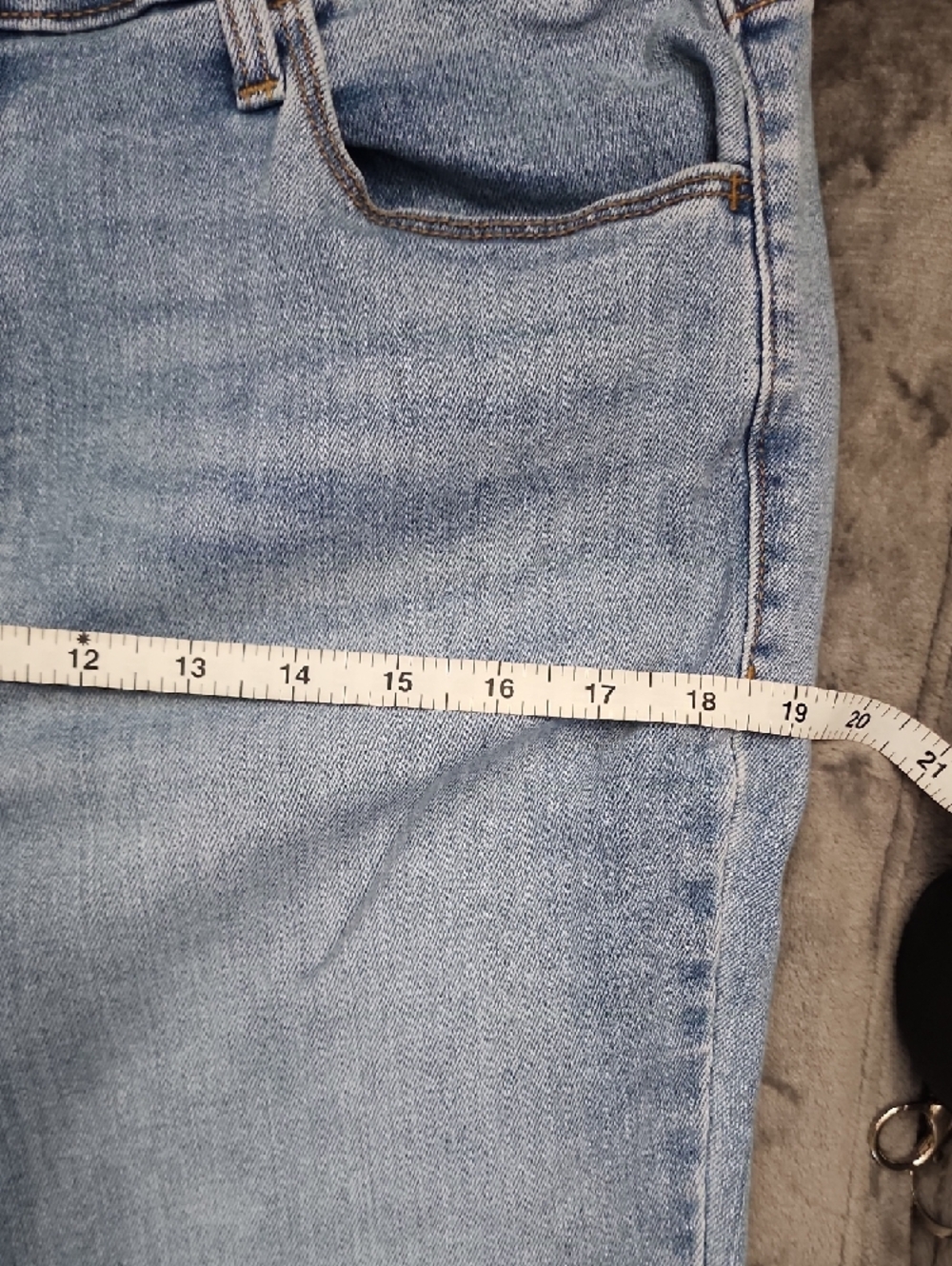 Old Navy Light Blue Women's Super Skinny Jeans Size 14 Tall - Picture 5 of 8